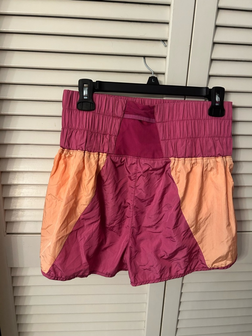 Women's  Free people way home- high Waist Colorblock Running Shorts - - Picture 3 of 3